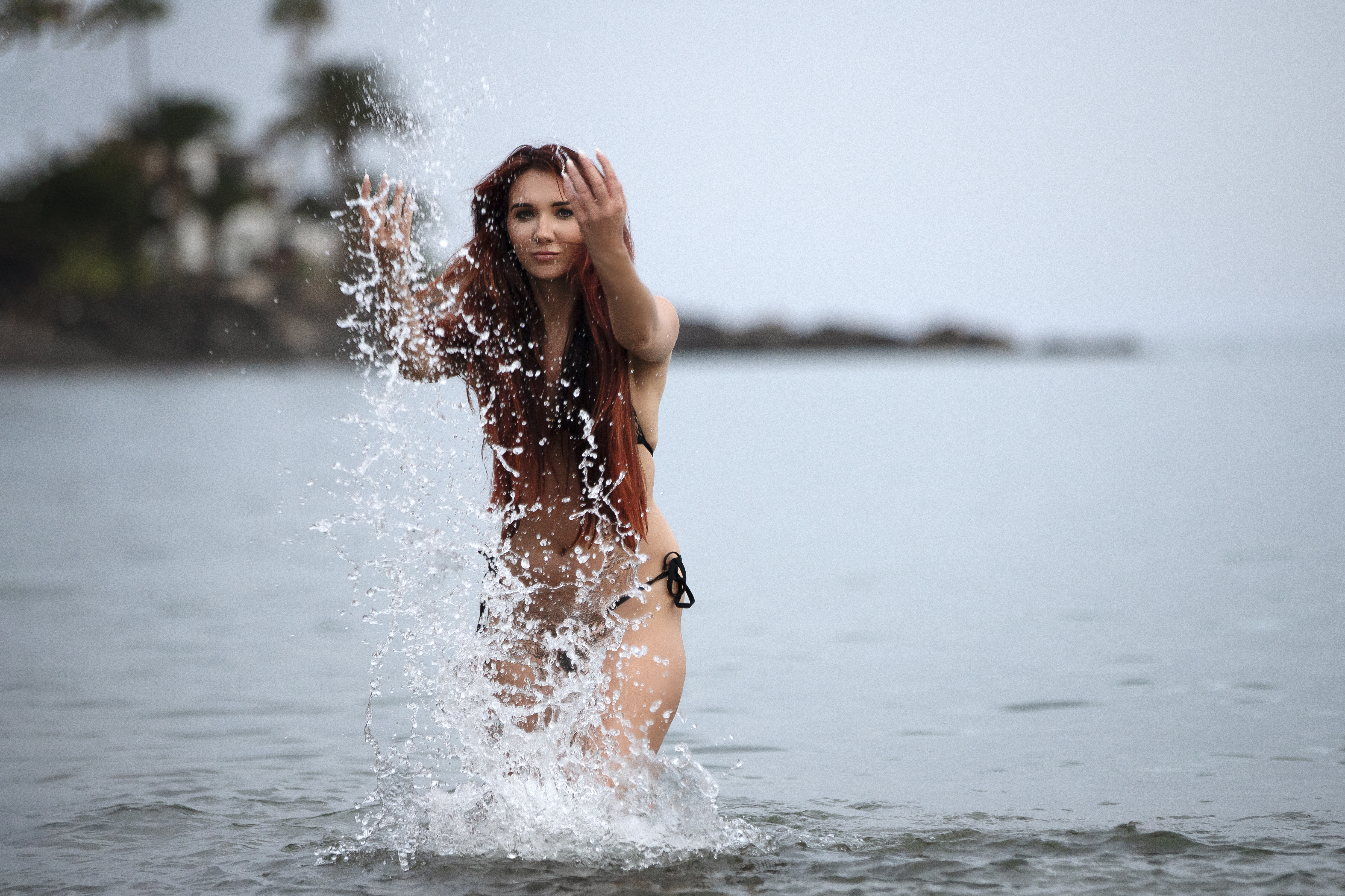 Fashion model posing in the stunning landscapes of Lanzarote – professional photographer in Lanzarote capturing beauty